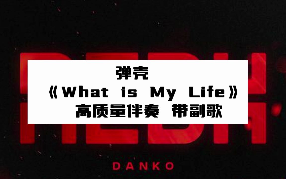 [图]弹壳   《What is My Life》   高质量伴奏 带副歌