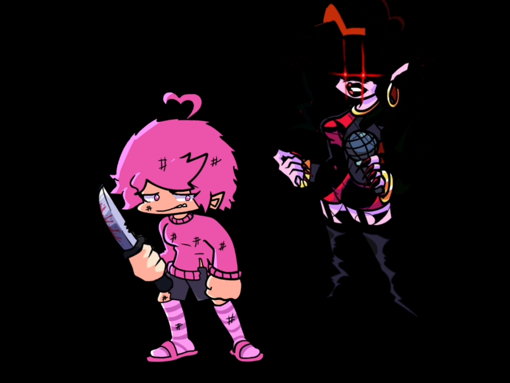 fnf黑暗接管内鬼拟人:stand off重置cover