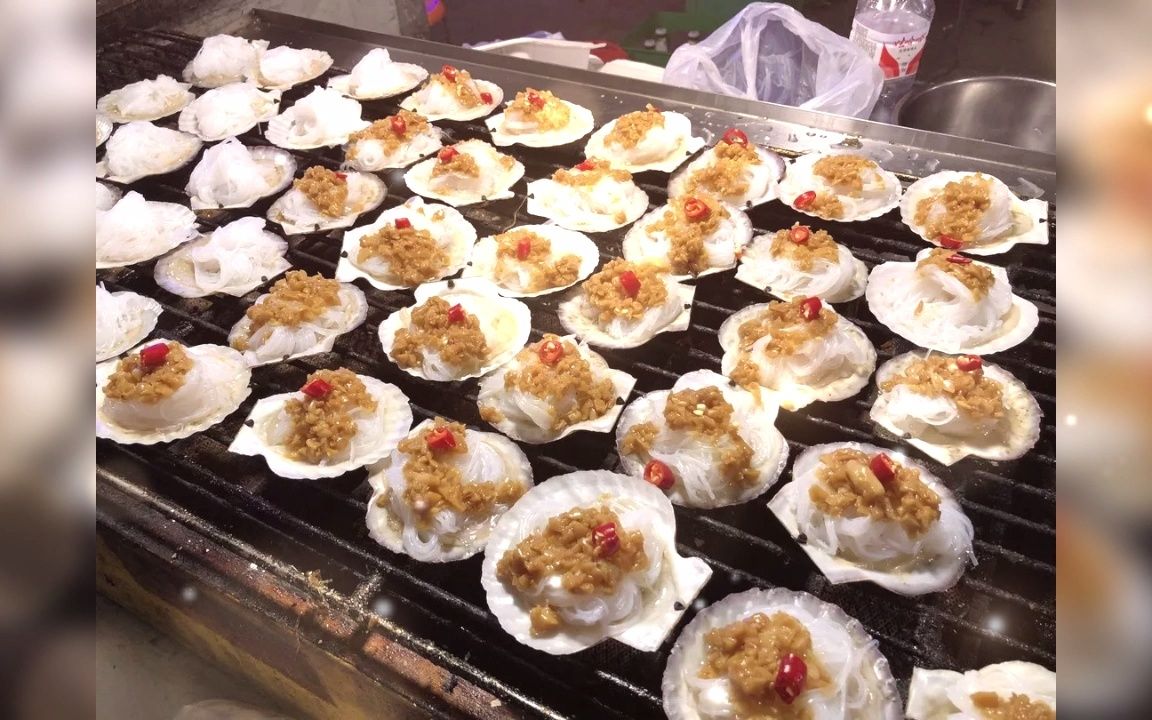 烤生蚝扇贝广告录音吸引人的广告语
