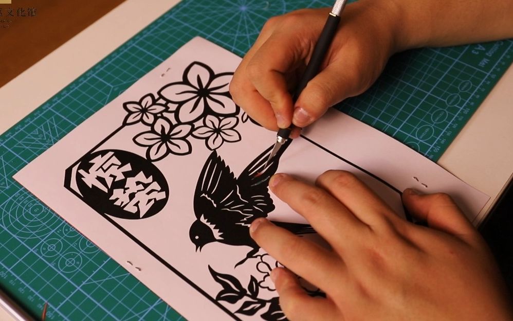 "遇见·二十四节气"剪纸慕课(惊蛰)