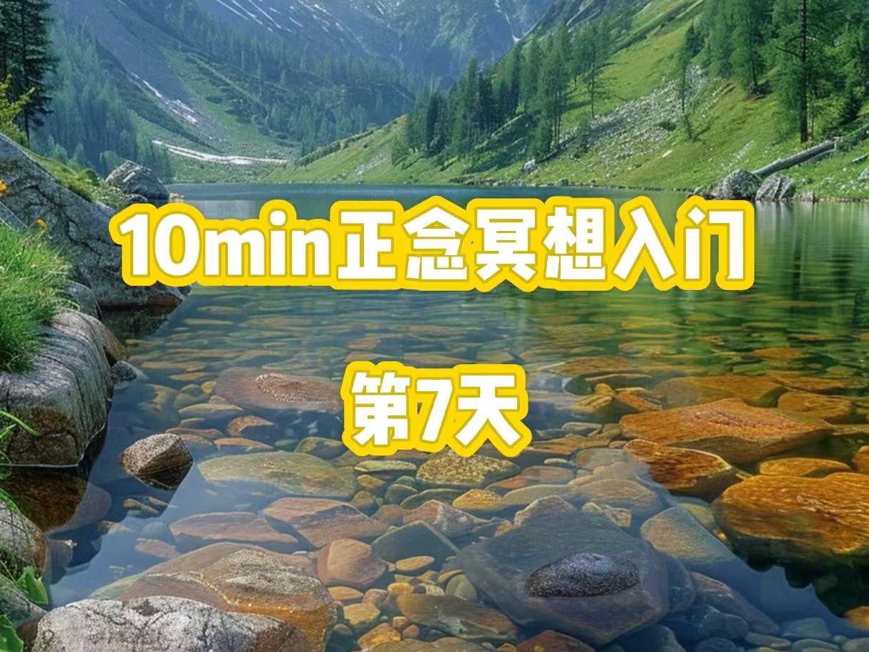 10min正念冥想新手系列 第七天 平静从未离开你哔哩哔哩bilibili