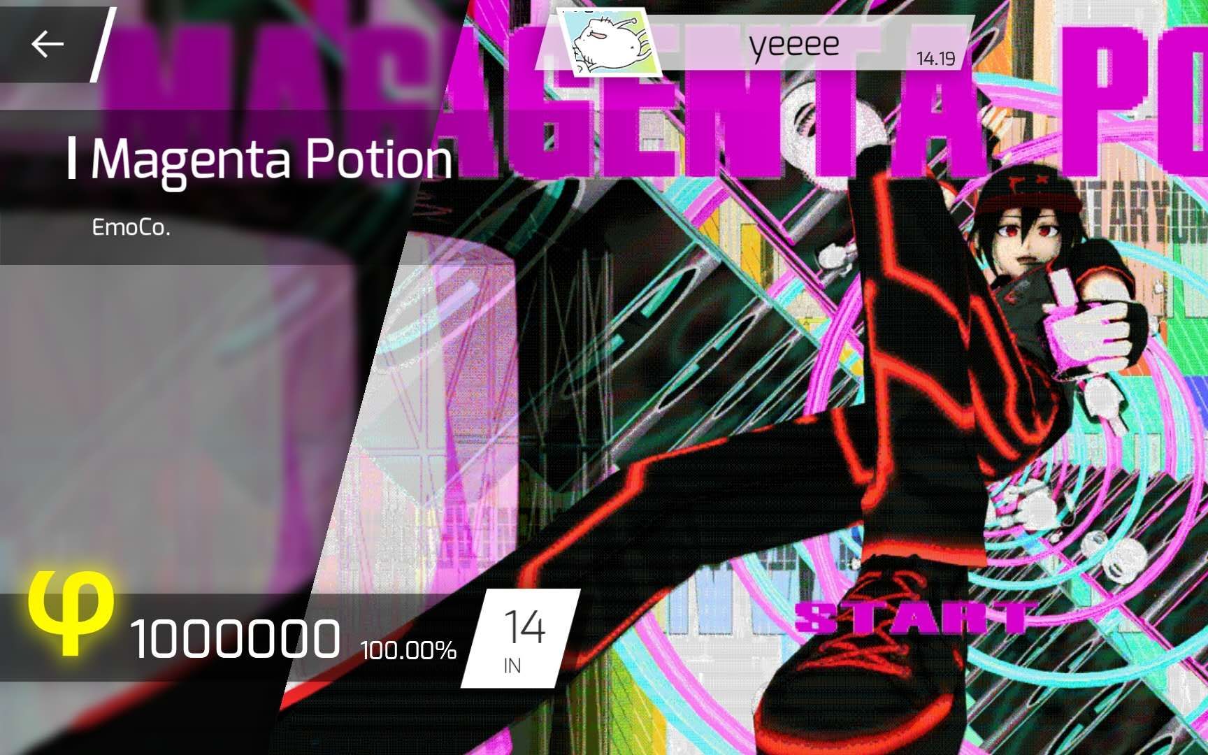 【phigros】magenta potion in.14 ap φ 满分手元