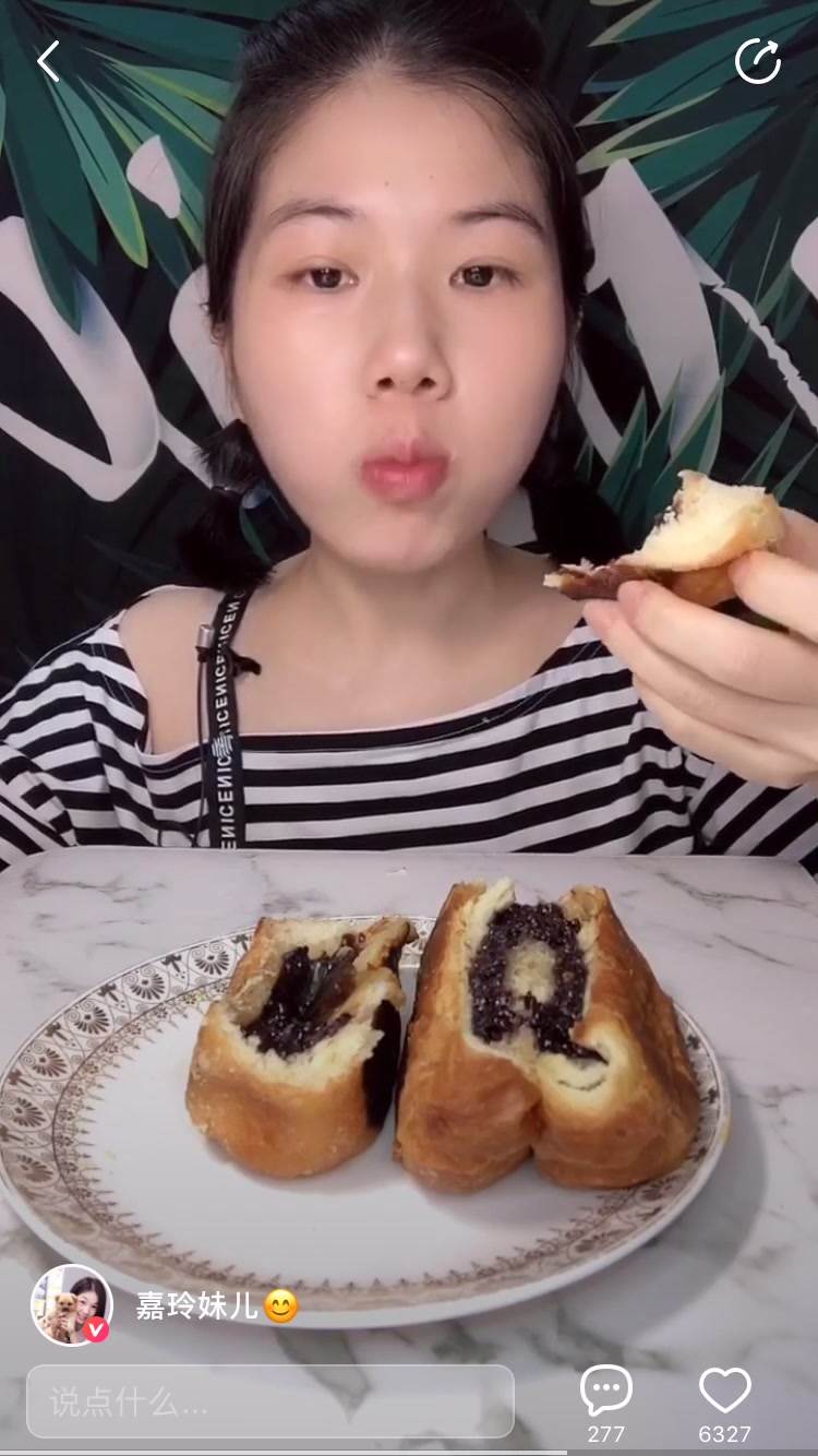 吃播搬运嘉玲妹儿甜品集