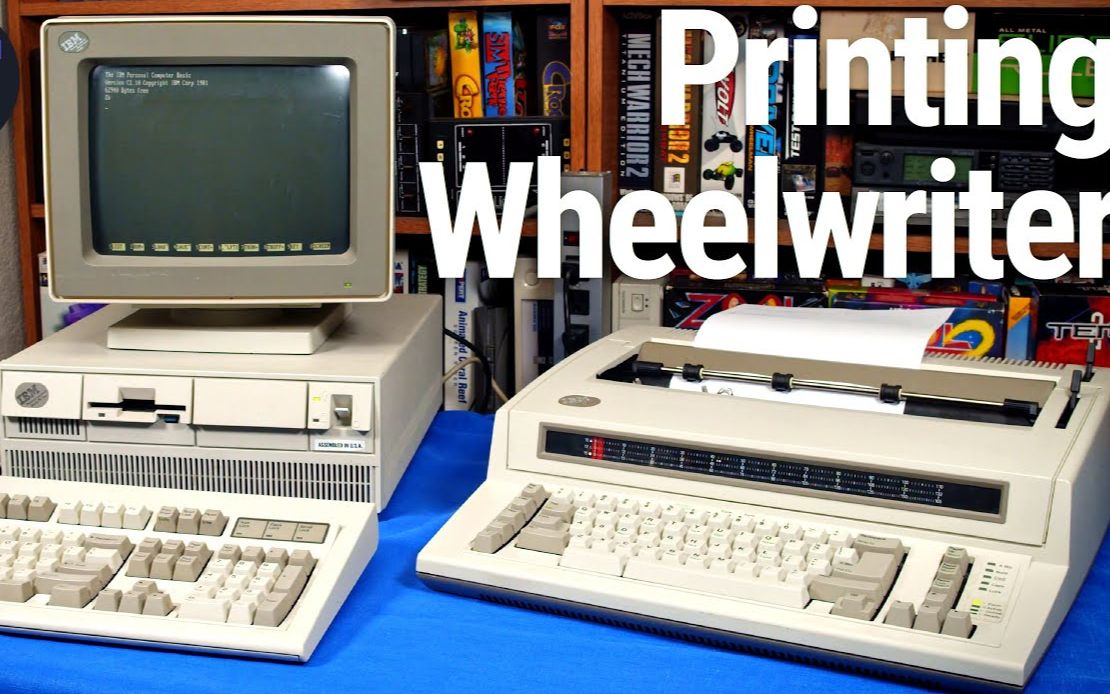 ibm wheelwriter 打印机 - 令人非常失望 tech tangents_哔哩哔哩