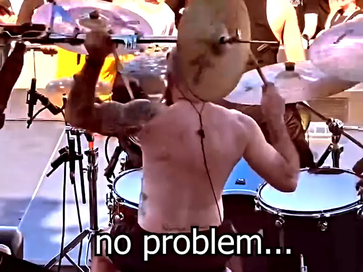 当鼓手错过了练肩日