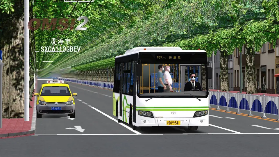 巴士模拟2：厦海市SUNWIN NEW V Series 驾驶驼峰SWB6120V4LE于926路 