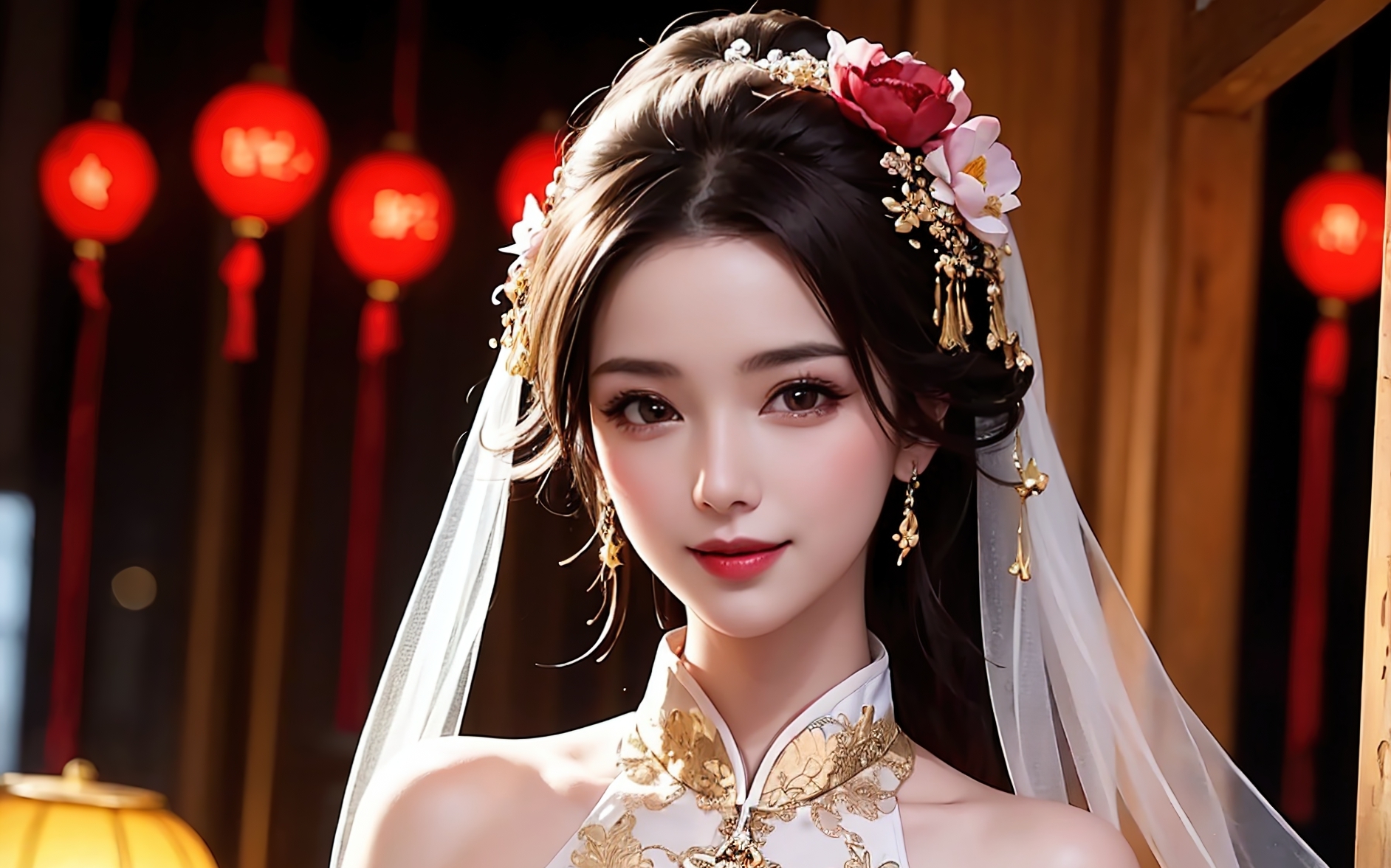 【ai绘画】古风花嫁