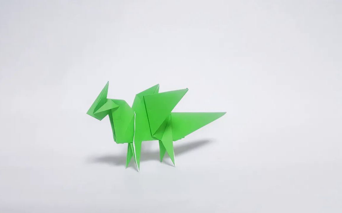 【siestaorigami】龙折纸教程origami simple dragon