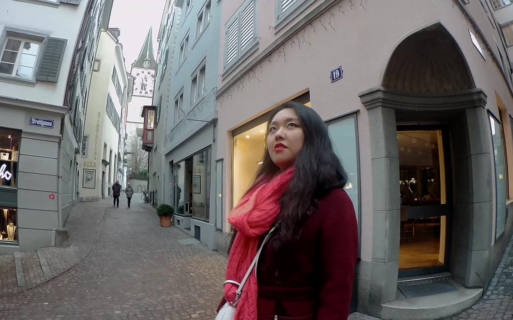 旗袍美女带你游瑞士与世界上最神秘的的国家列支敦士登