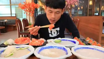 泰国《食欲哥美食分享探店爱三文鱼赤身》