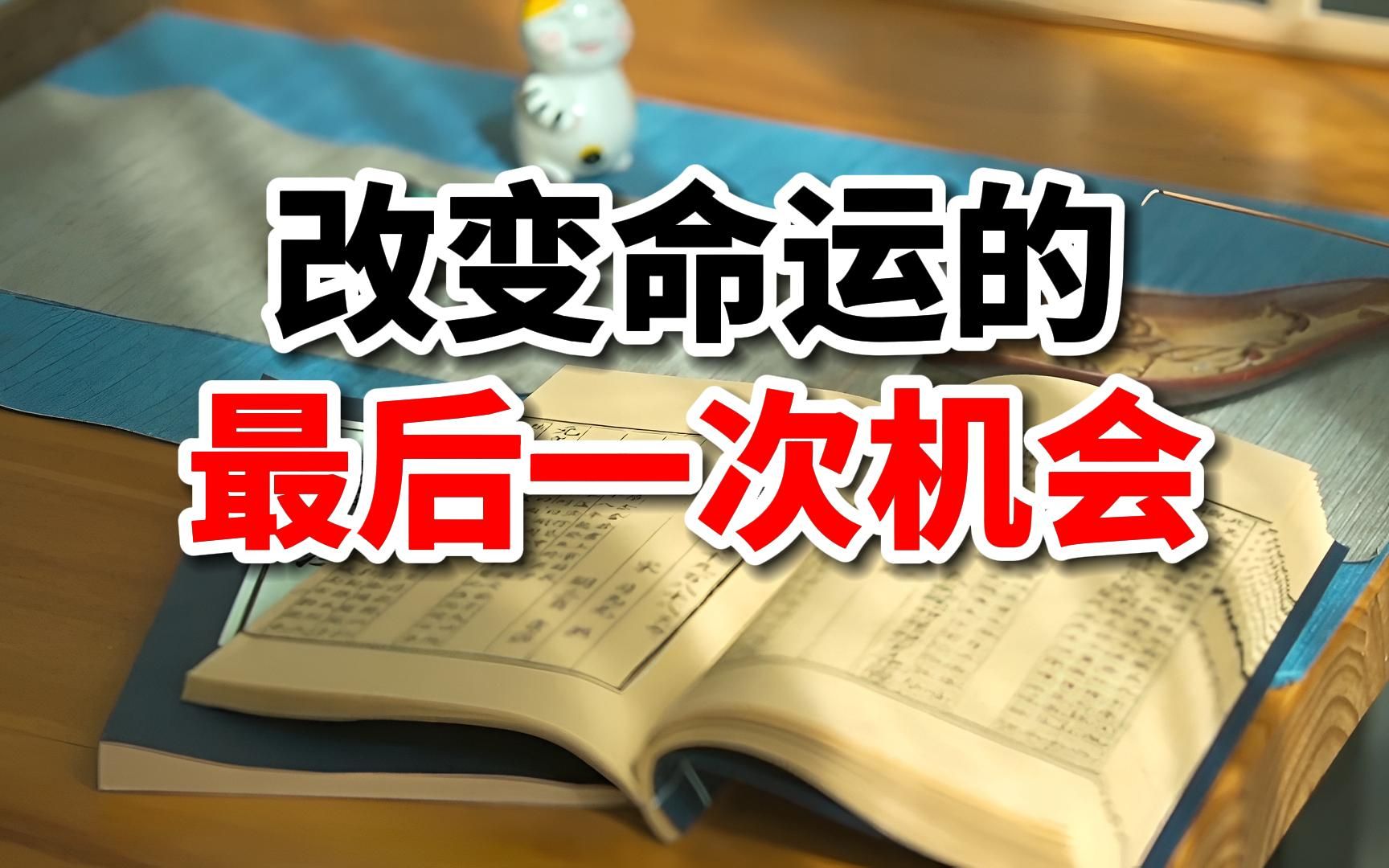 [图]人生4次改变命运的机会：你错过了哪一次？｜人生感悟