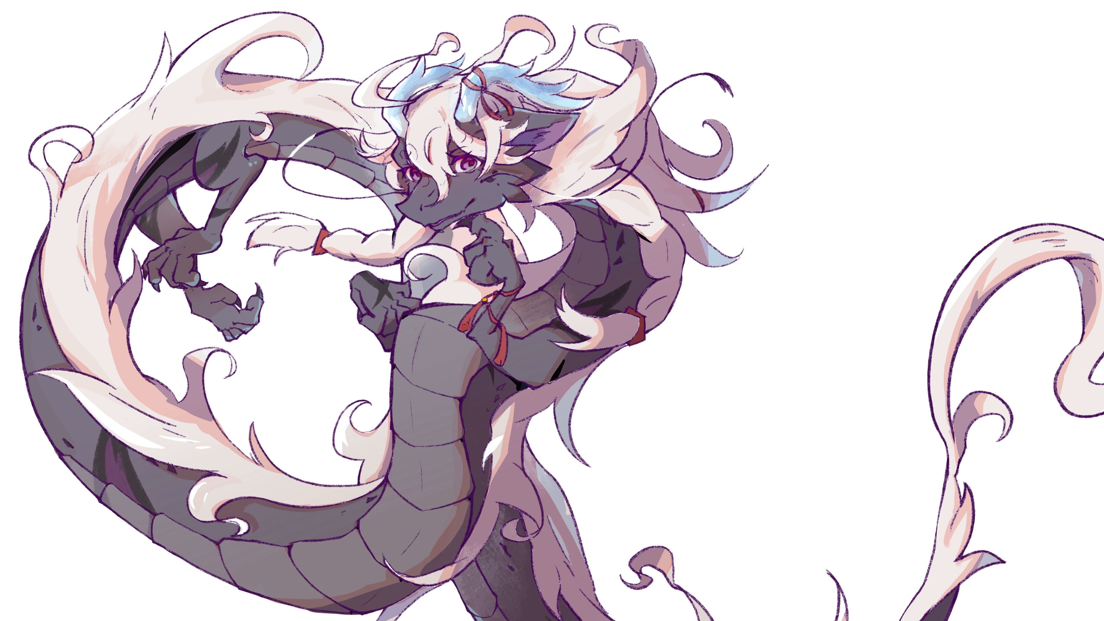 【绘画过程】是长条龙