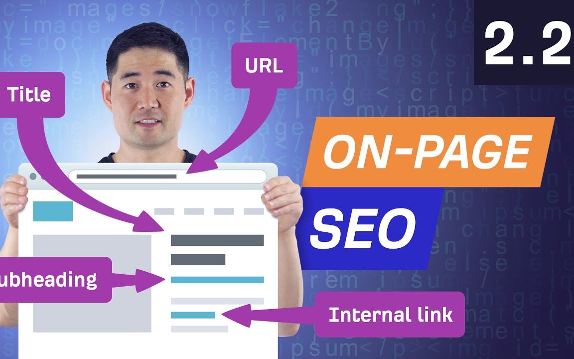 [图]On-Page SEO Pt 2：如何针对关键字优化页面 - 2.2 Ahrefs 的 SEO 课程