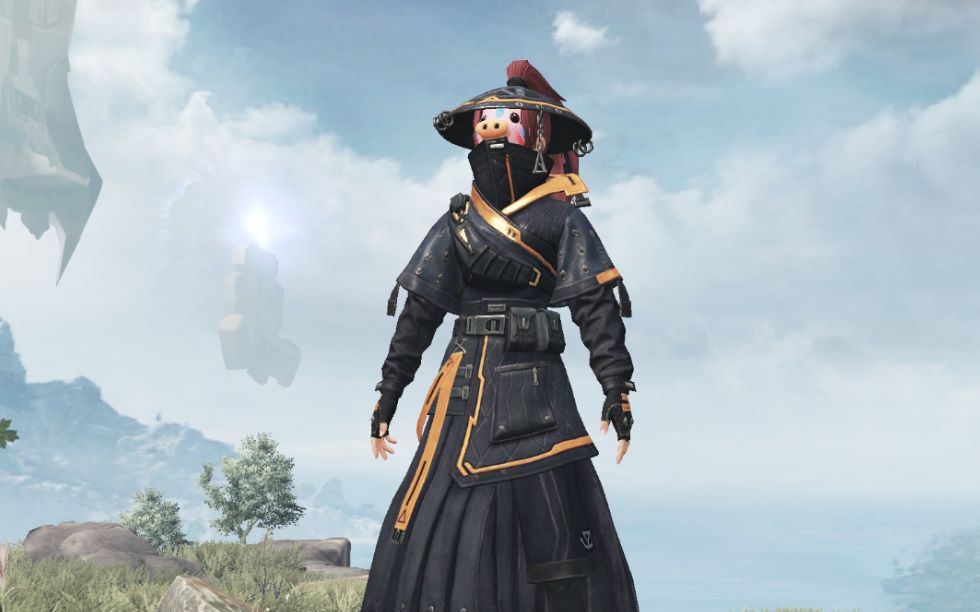 一个678从此和平精英又多了一个猪面具的侠客少年