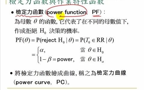 统计学施行特征函数OCF和功效函数PF哔哩哔哩bilibili