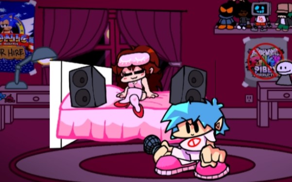 【fnf模组】bf和gf要睡觉了