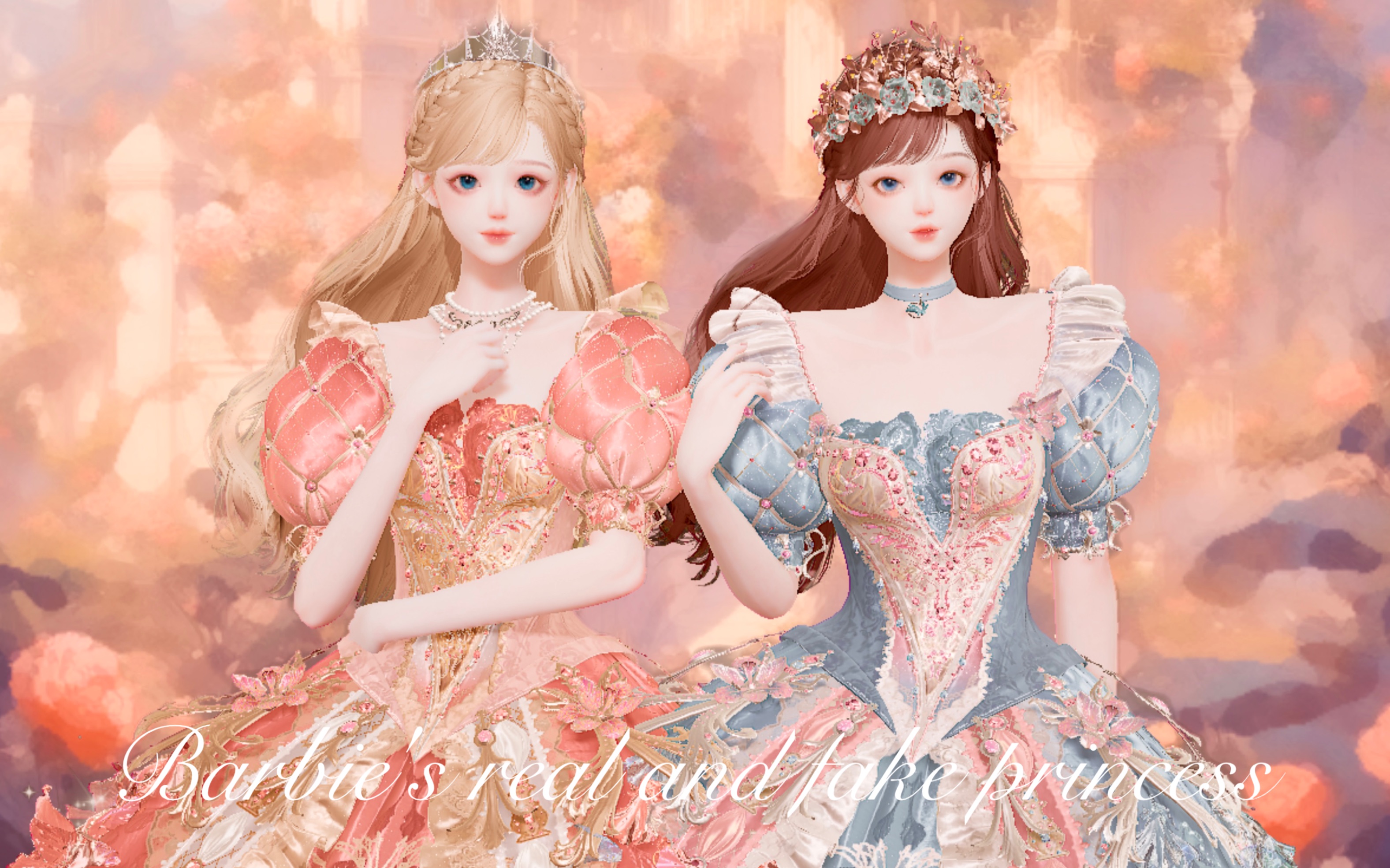 【以闪xbarbie】芭比之真假公主lbarbies real and fake princess