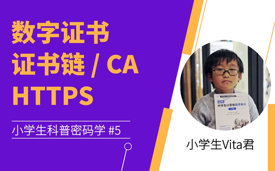 [图]【小学生科普密码学】#5 数字证书/证书链与CA/HTTPS