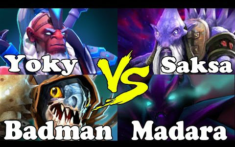 【Badman终于拿到幽鬼2333】Dota 2  Badman And Yoky VS Madara And Sak哔哩哔哩bilibili