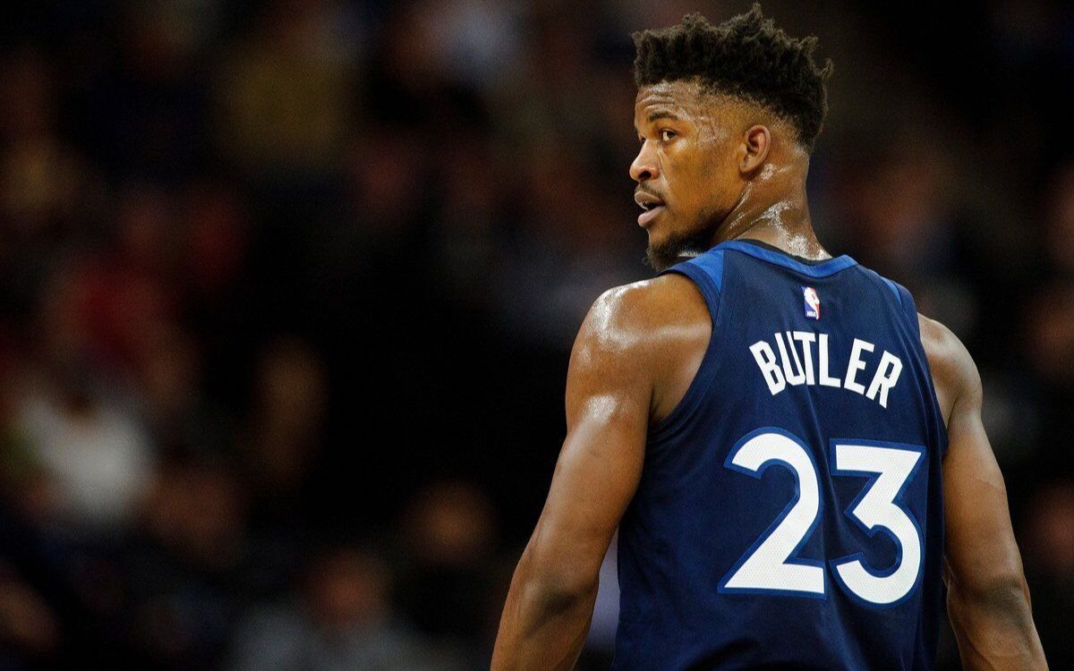 【珍贵影像】吉米·巴特勒率领森林狼三阵,爆锤双状元!