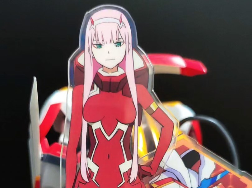 各种设定都突破天际的经典动画!DARLING in the FRANXX 国家队 02驾驶服 亚克力立牌&ROBOT魂 鹤望兰哔哩哔哩bilibili