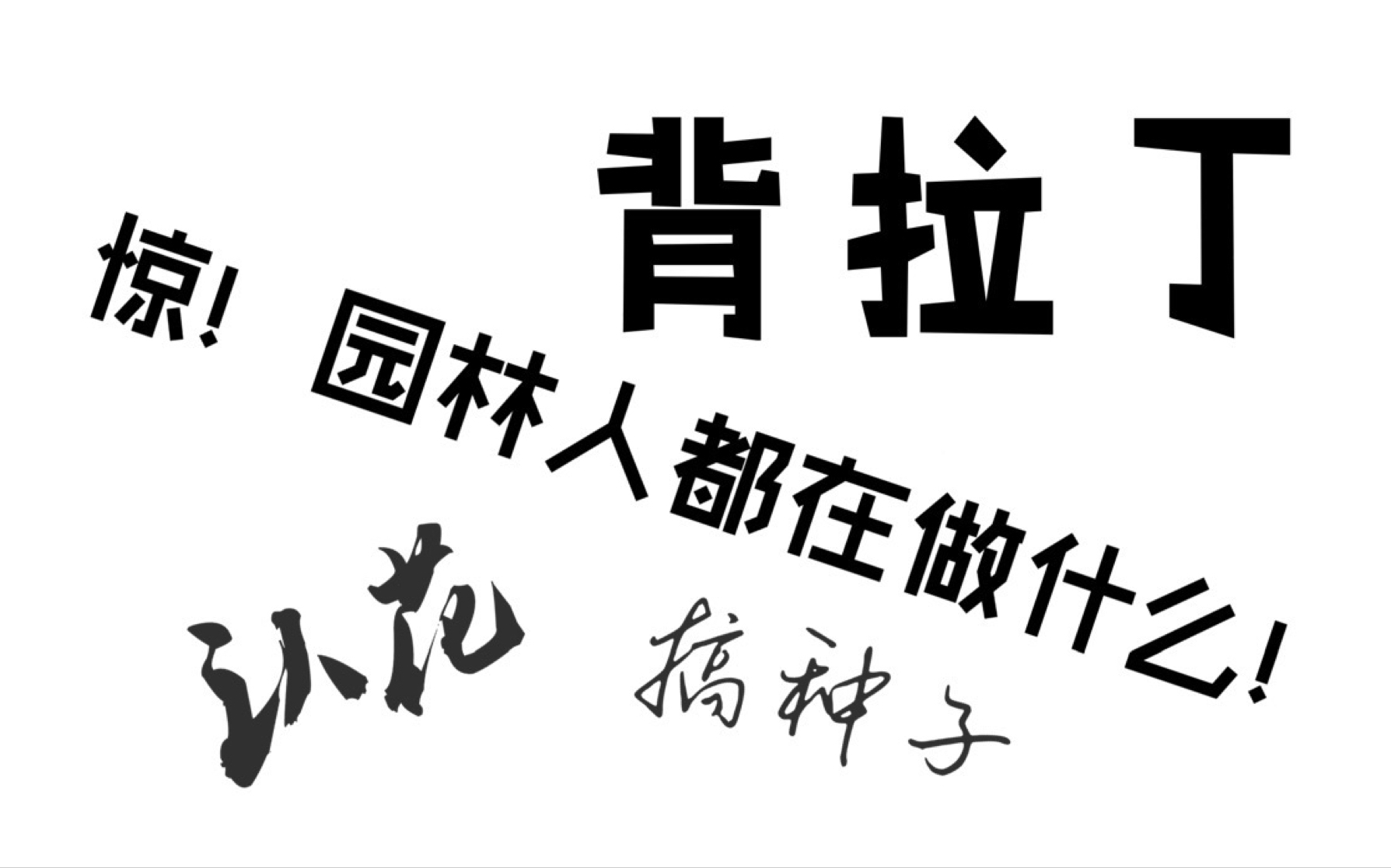 惊!北京林业大学园林专业学生与植物的不解之缘!/园林苗圃学&园林树木学A/被拉丁支配的恐惧哔哩哔哩bilibili