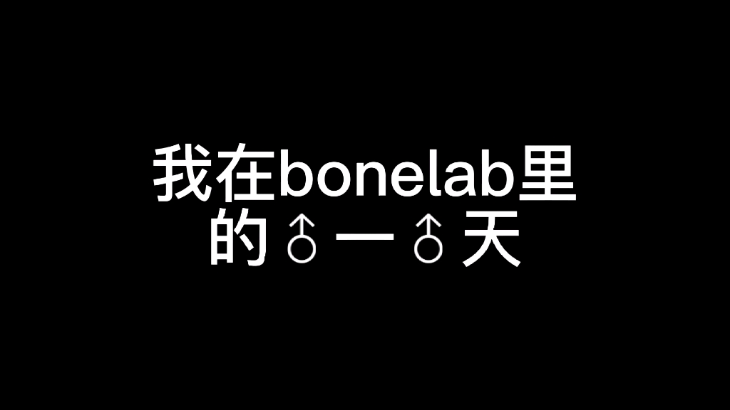 [图]我在bonelabの一天♂