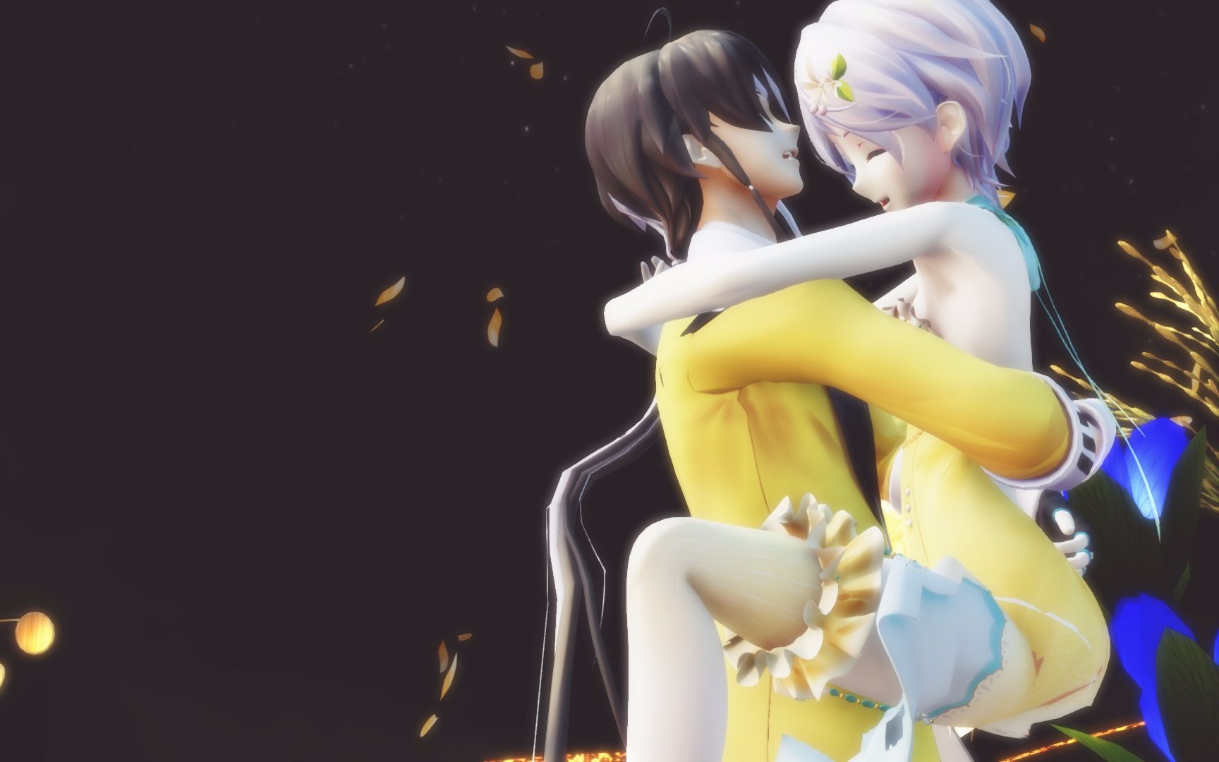 言和龙牙超级甜mmd撒狗粮se09orita情人节iloveitwhen