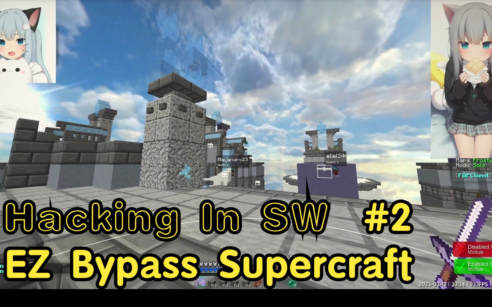 [图]Hacking in Supercraft SkyWars #2