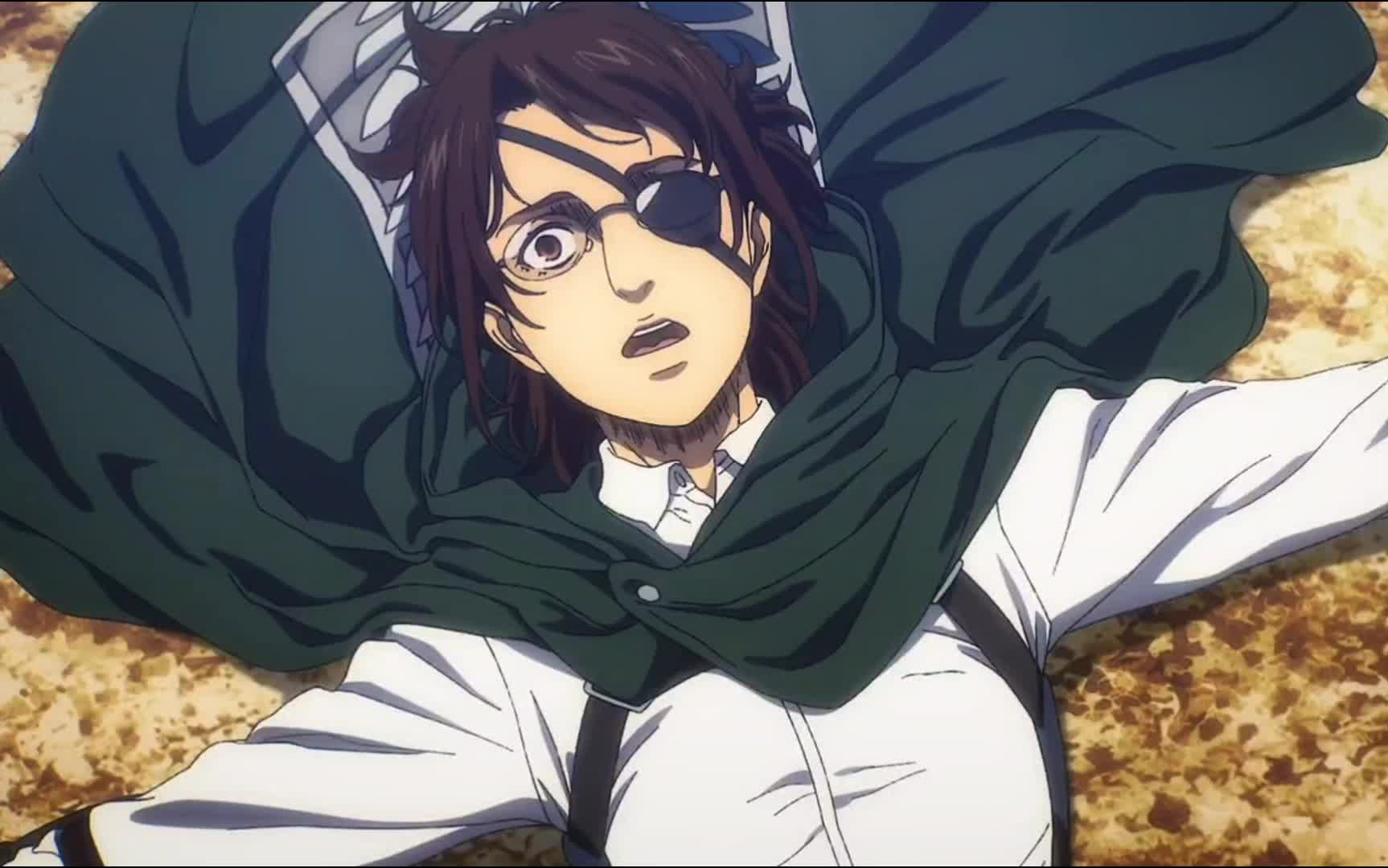 韩吉以一己之力与巨人战斗,最终壮烈牺牲