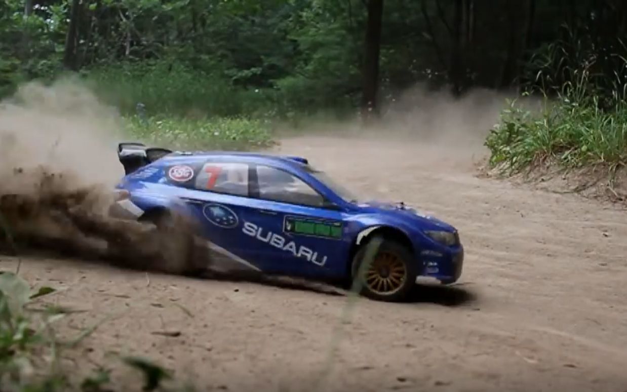 rc拉力赛速度与美感并存的rc拉力漂移表演