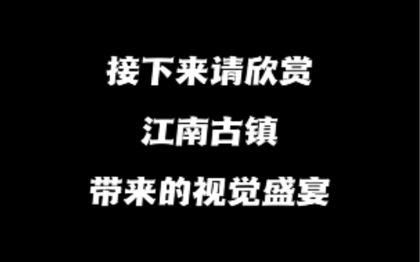 【取图看置顶评论】我喜欢古镇,喜欢江南水乡;在这里,溪水通幽,灯火如昼,醉了游人,迷了风月,淡了春秋…哔哩哔哩bilibili