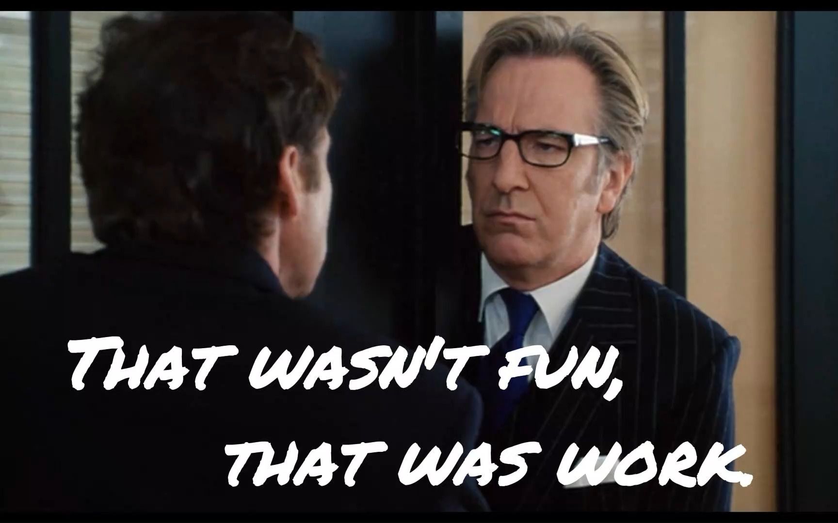 【Alan Rickman | 约翰ⷮŠ吉辛】“That wasn't fun, that was work.”哔哩哔哩bilibili