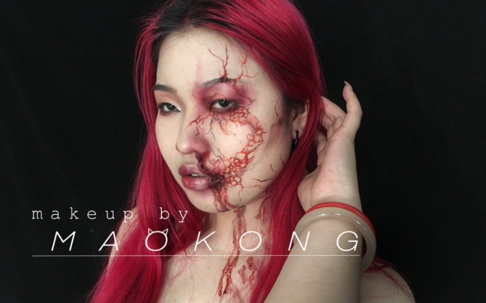 【猫控】恐怖 骷髅 机械～近期彩绘特效妆容小合集