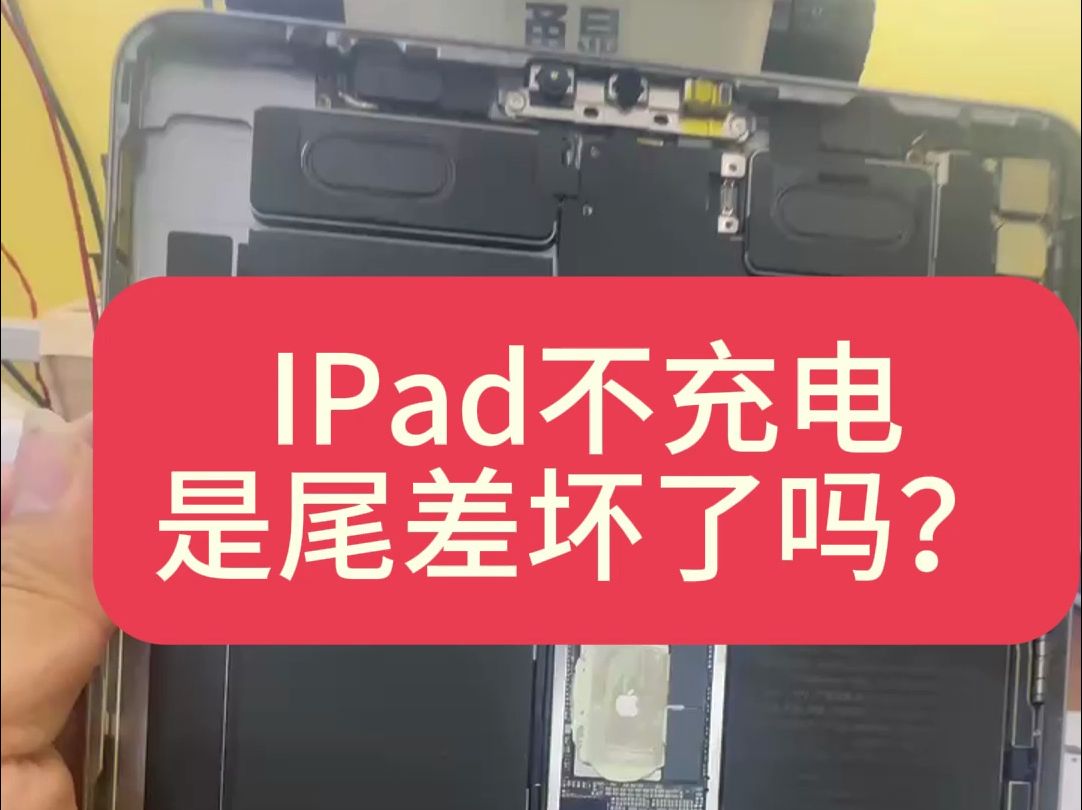 IPad不充电,竟然不是尾差故障,你遇到过是主板充电短路吗?哔哩哔哩bilibili