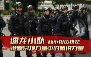 Download Video: 港警速龙小队从不按资排辈，成为港警常规力量中的精锐。程序