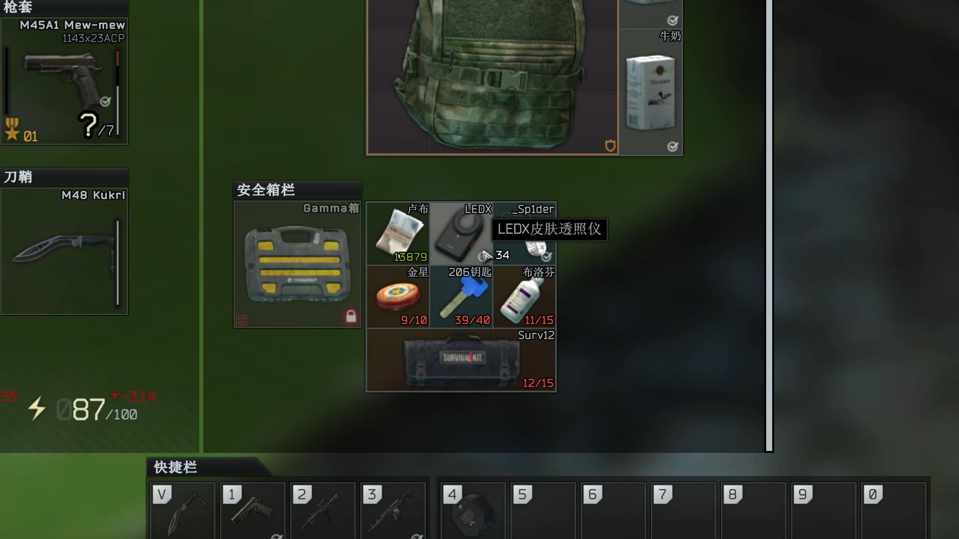 【4k超高清】 (49) 逃离塔科夫蓝边pve开荒全流程_森林出小黑_击杀两