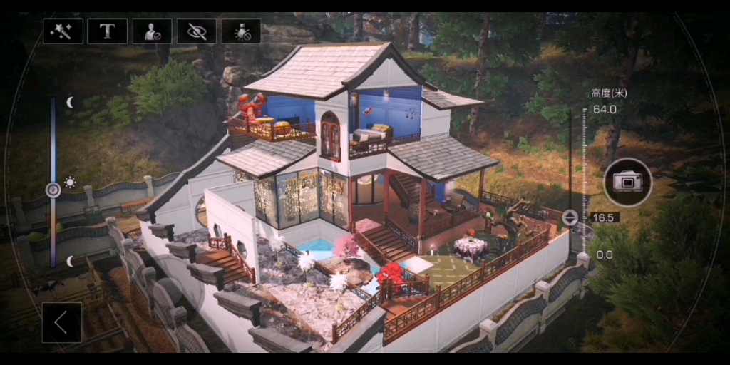 明日之后古风建筑小庭院