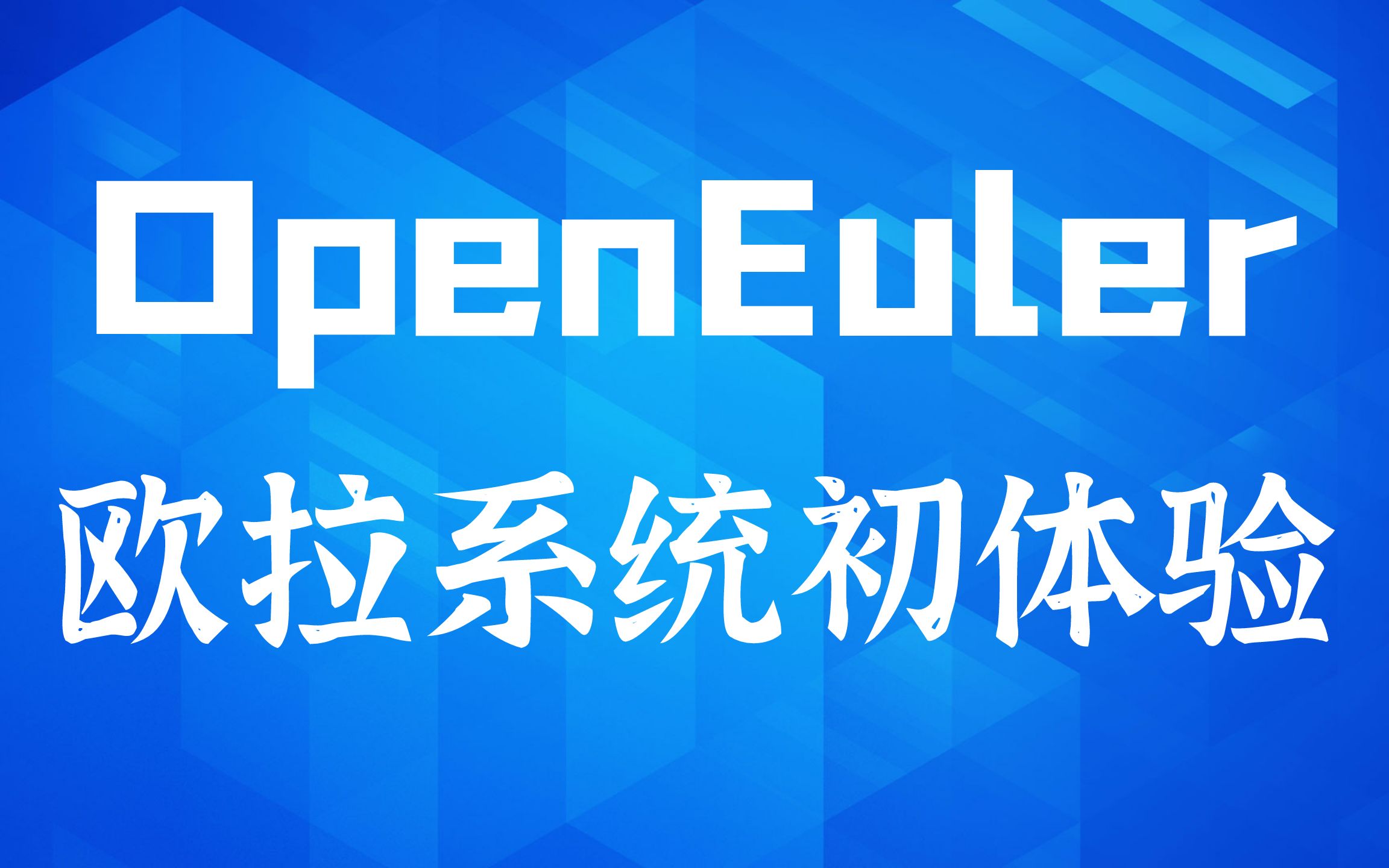 装完就一黑框?openEuler 欧拉系统安装初体验哔哩哔哩bilibili