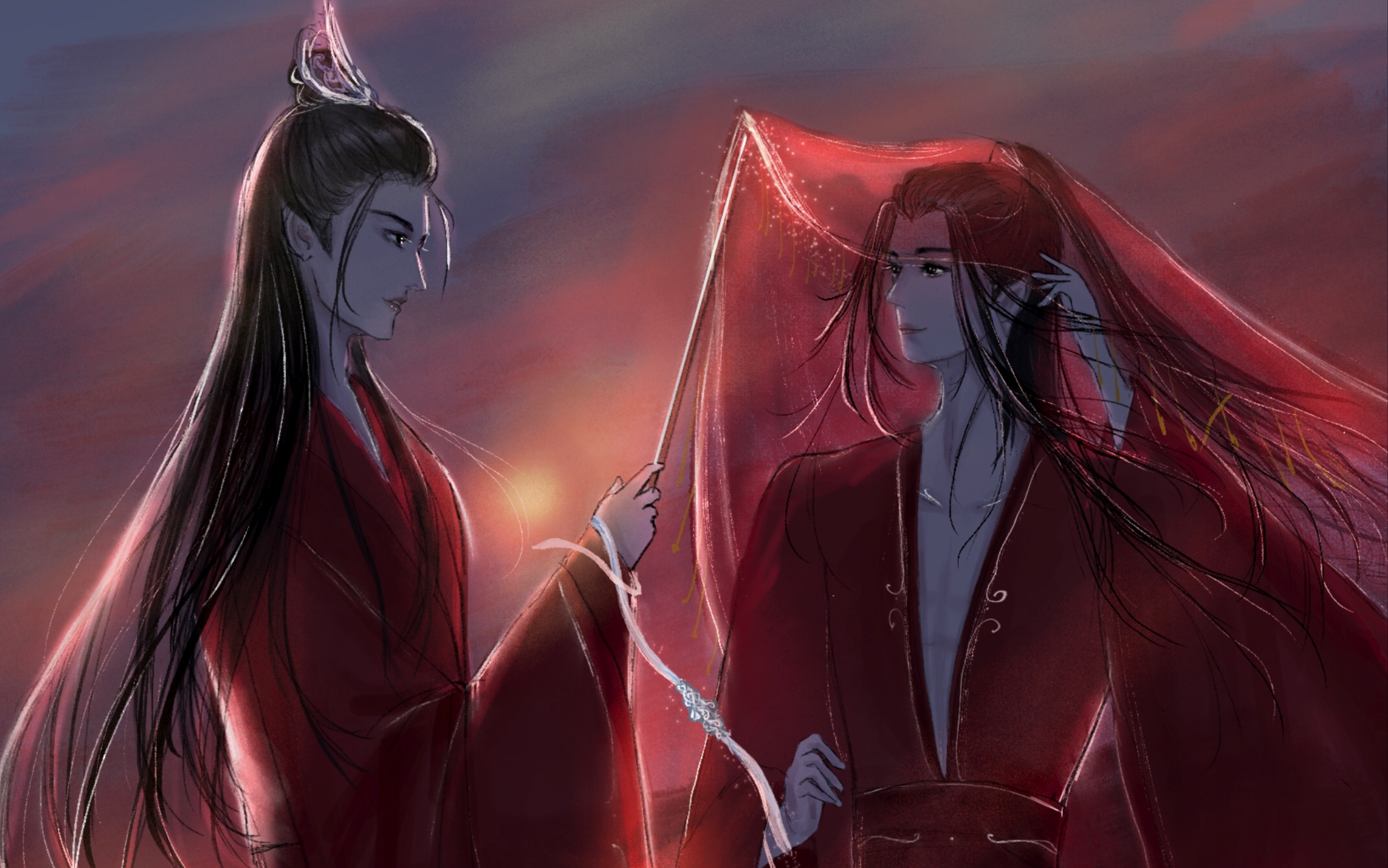 【一周年贺图/陈情令】从此,便可以光明正大地把你藏在我身边.