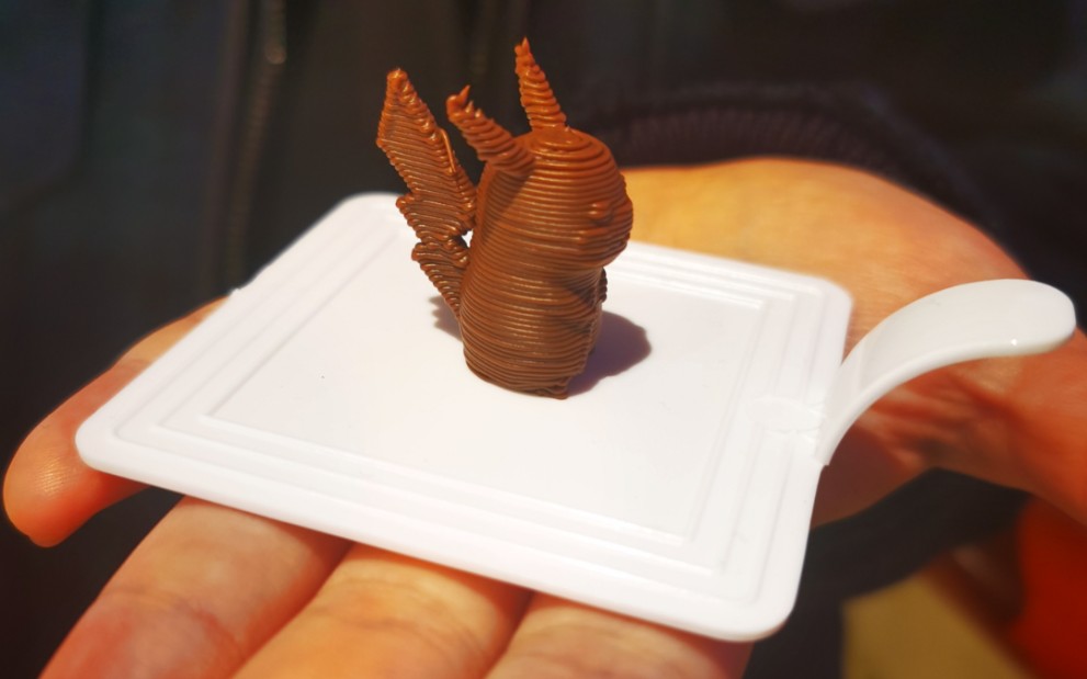 3d打印巧克力,味道还不错