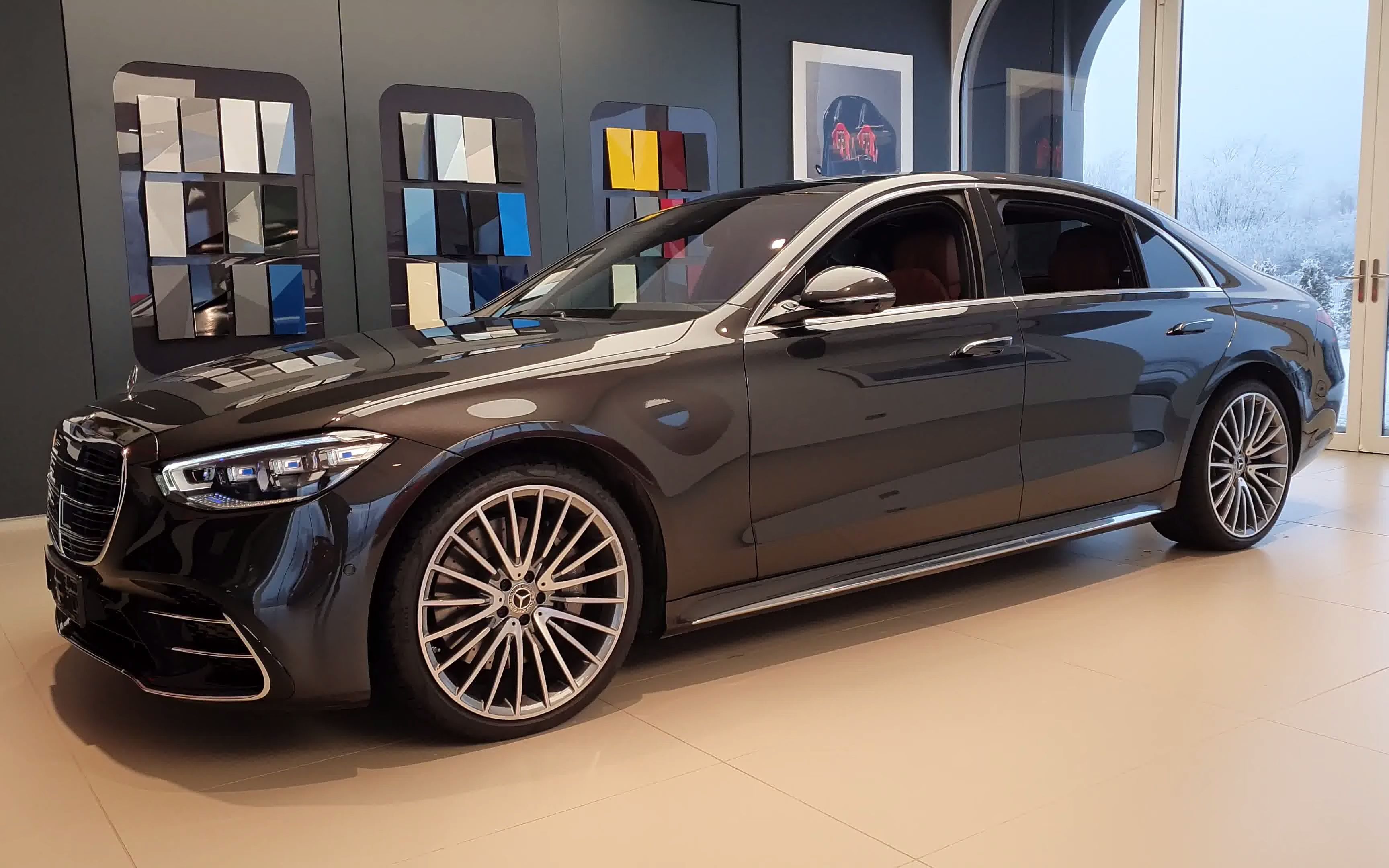 奔驰 w223 s级 s400d 2021款外观 内饰