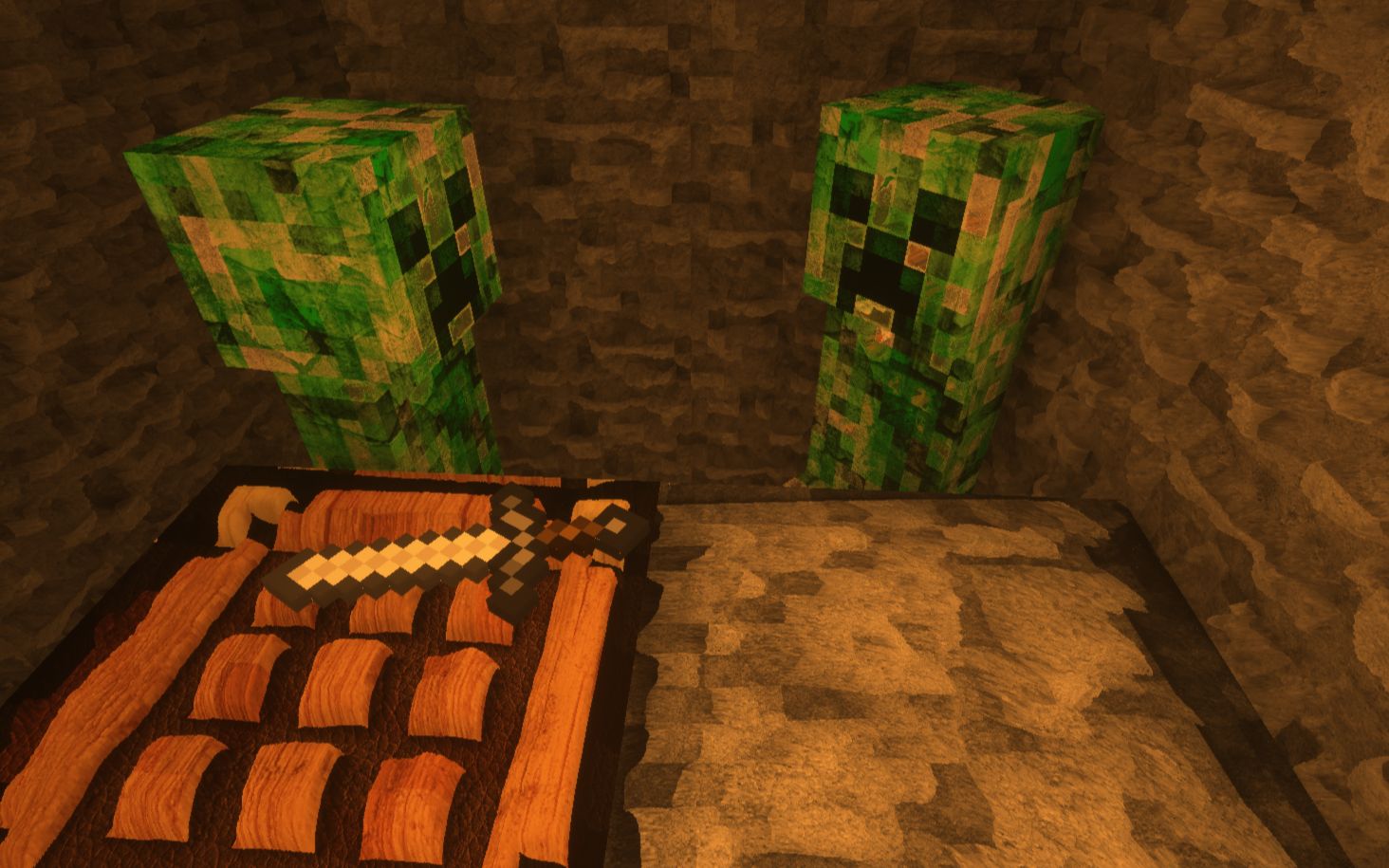 我的世界新手真实生存ep1苦力怕把我炸懵了