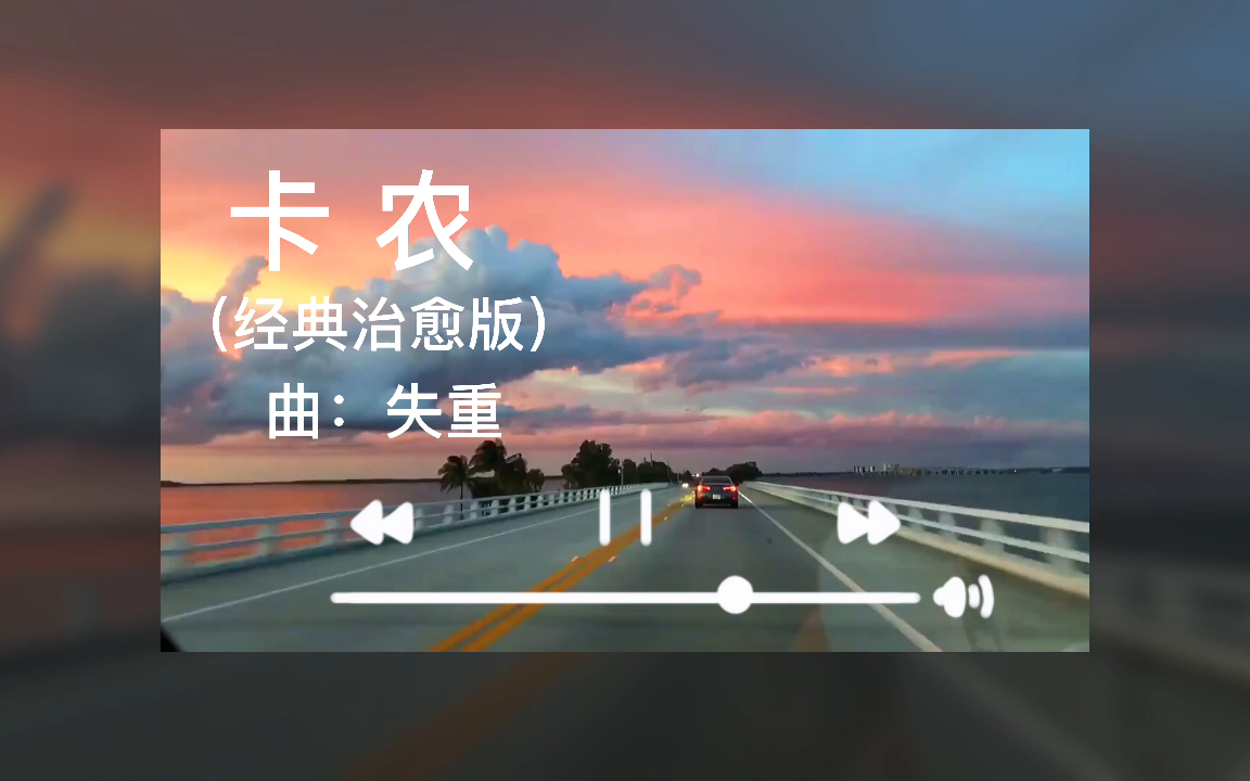 纯音乐《卡农》(经典治愈版)|就这样静静陪着我哔哩哔哩bilibili