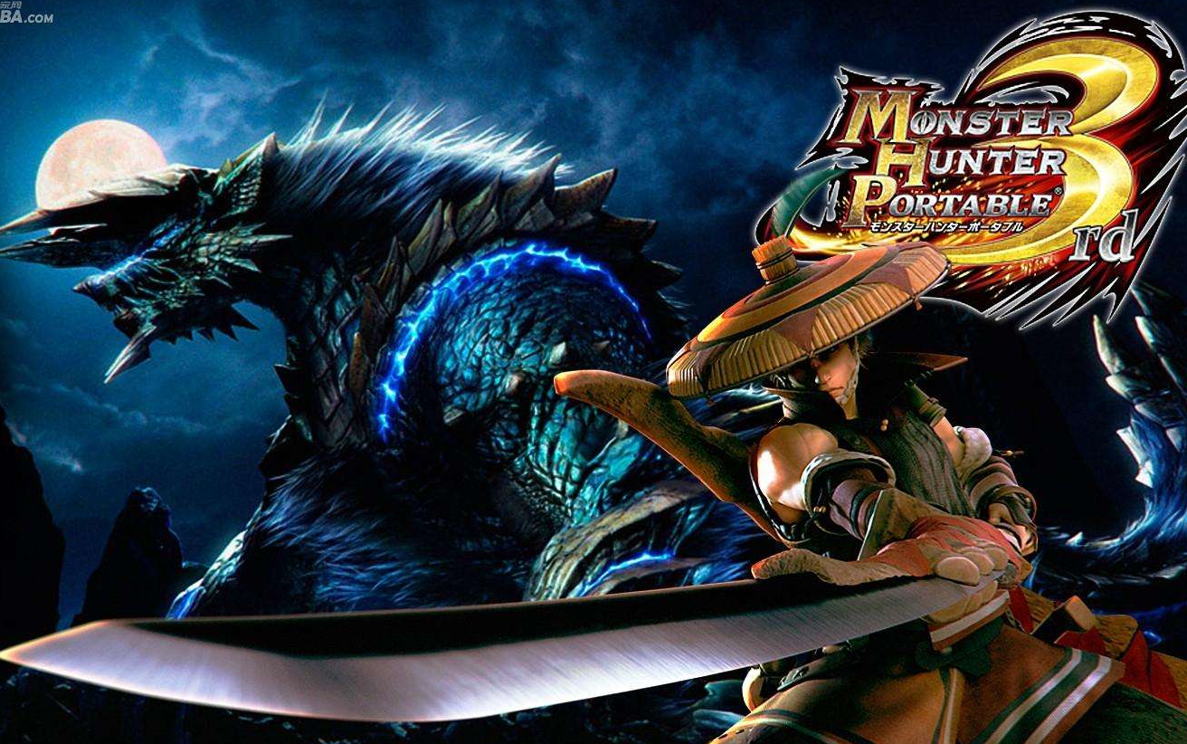 月下的溪流,双雷炸响——怪物猎人p3hd