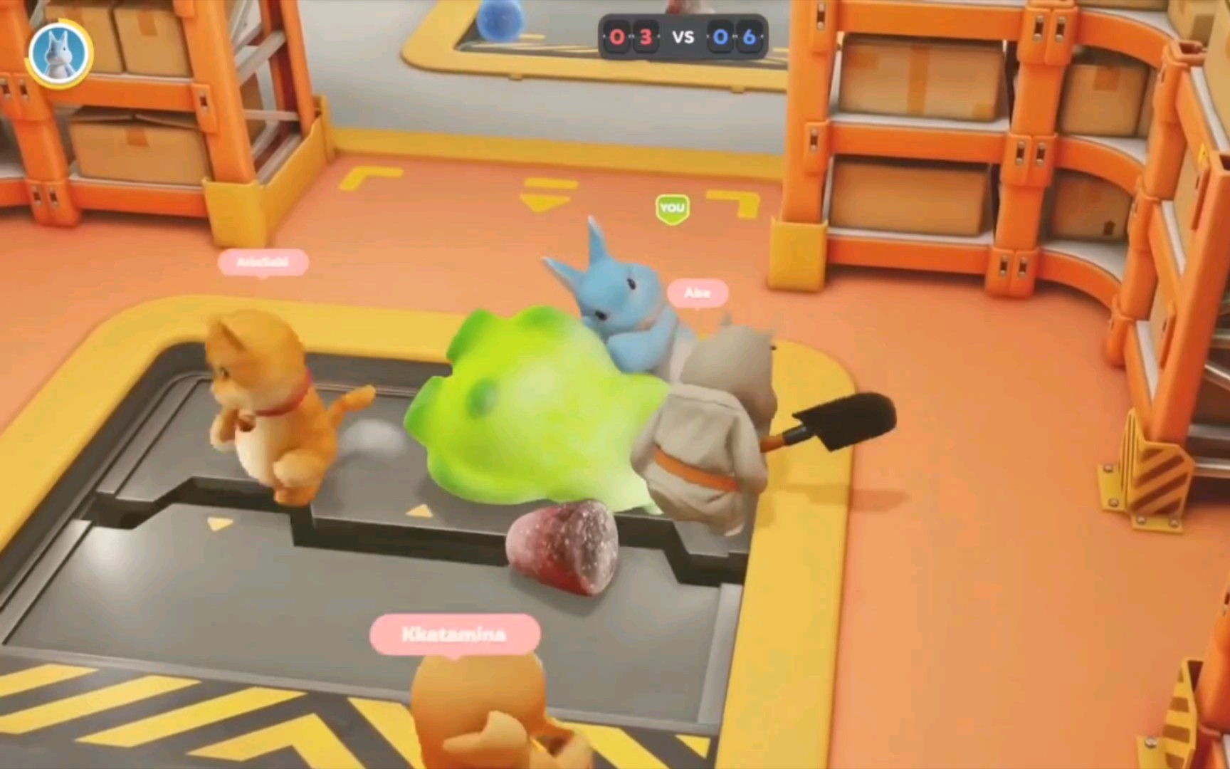 【动物派对】party animals国外玩家欢乐糖果抢夺战