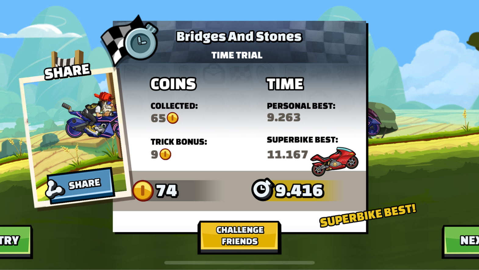 登山赛车2:乡村小桥无影子世界第二!