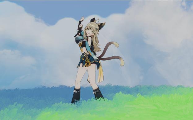 【mmd】可愛綺良良的埃及貓循環ankha nya