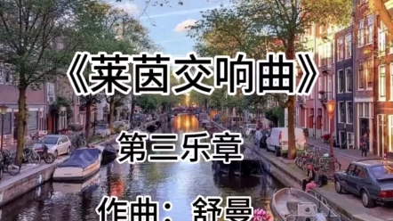 [图]古典音乐欣赏-舒曼《降E大调第三交响曲-莱茵》Op.97，第三乐章，不快的速度。