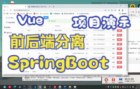 springbootvue前后端分离项目演示视频哔哩哔哩bilibili